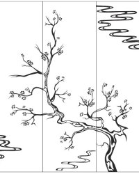 Пескоструйный рисунок Дерево 199